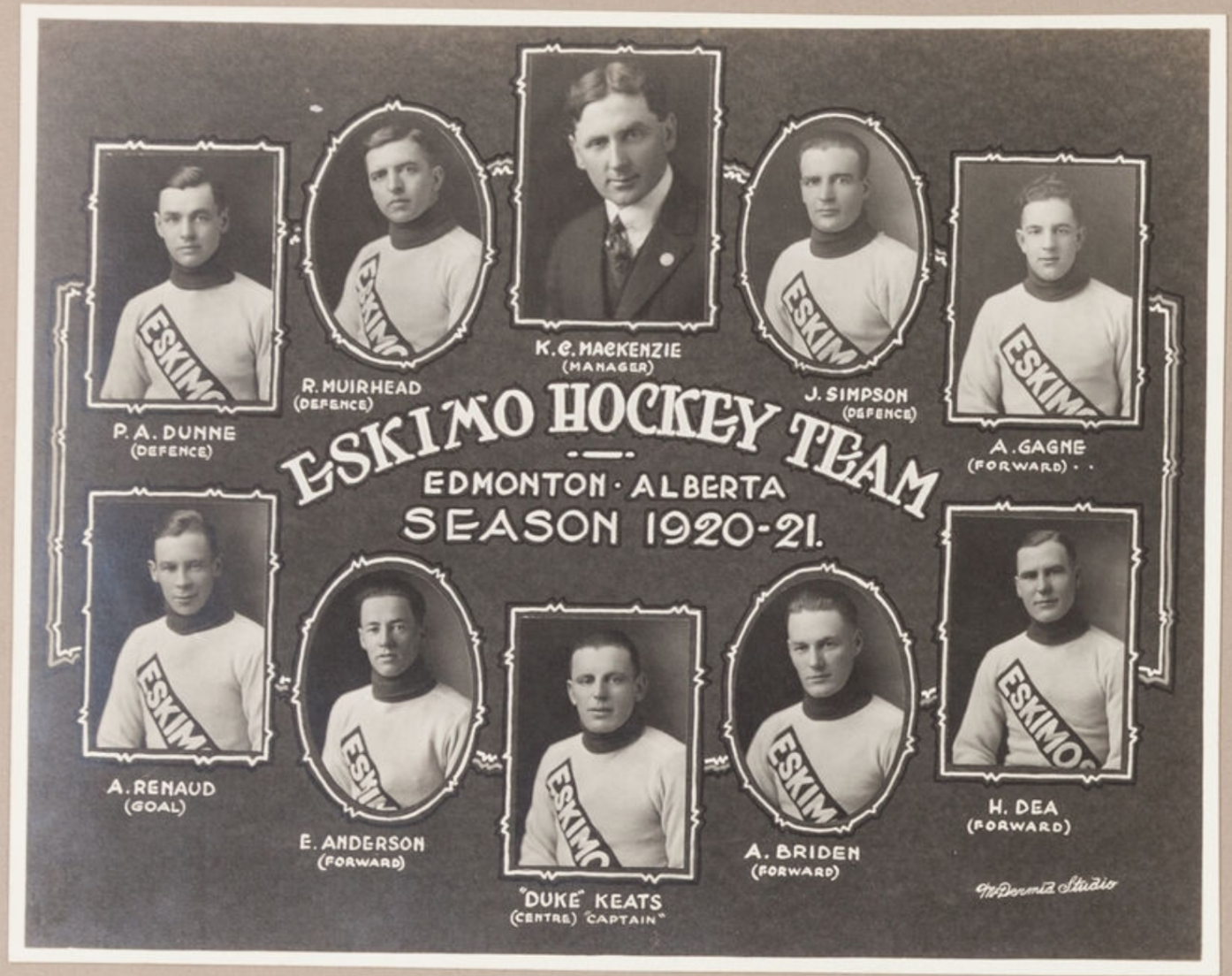 1919-25 WCHL Edmonton Eskimos Hockey Jersey — BORIZ