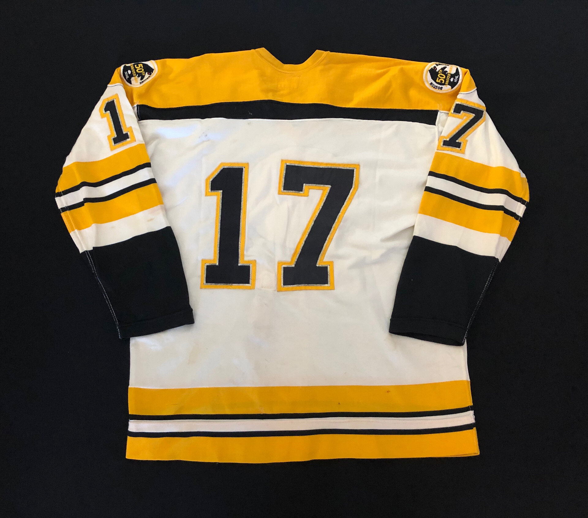 NHL Boston Bruins 1953-54 uniform and jersey original art