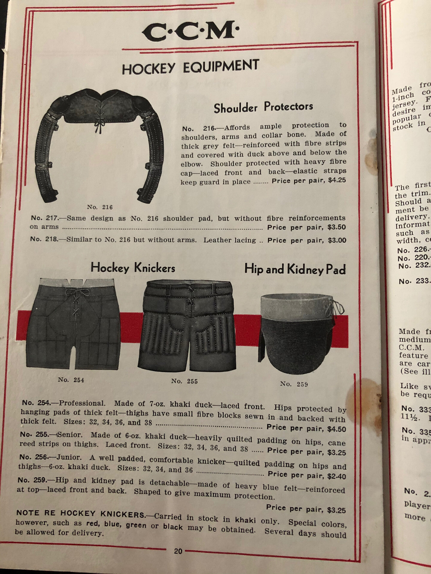 Goalie Pads - Thunder Bay Museum