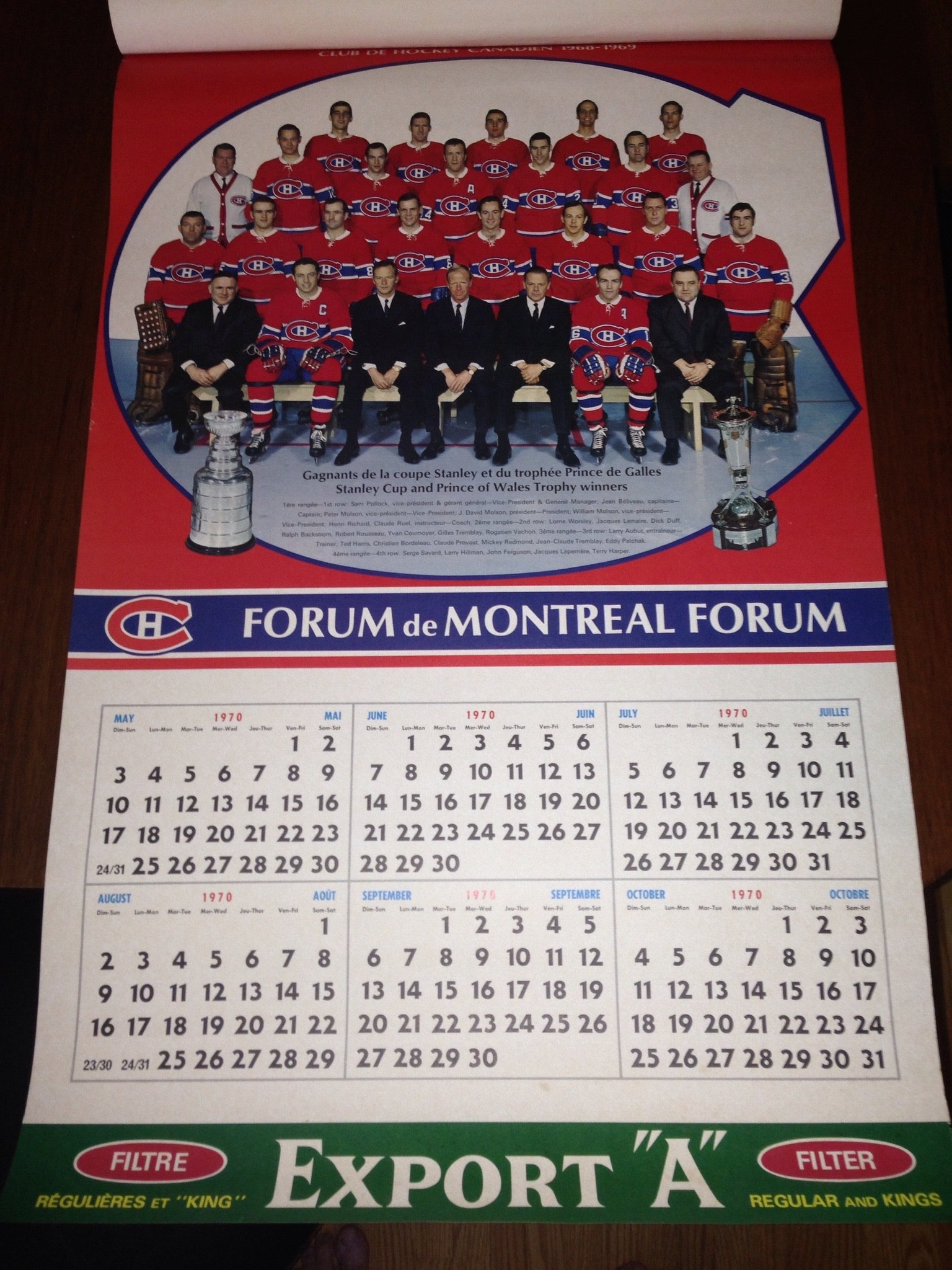 nhl canadiens calendar