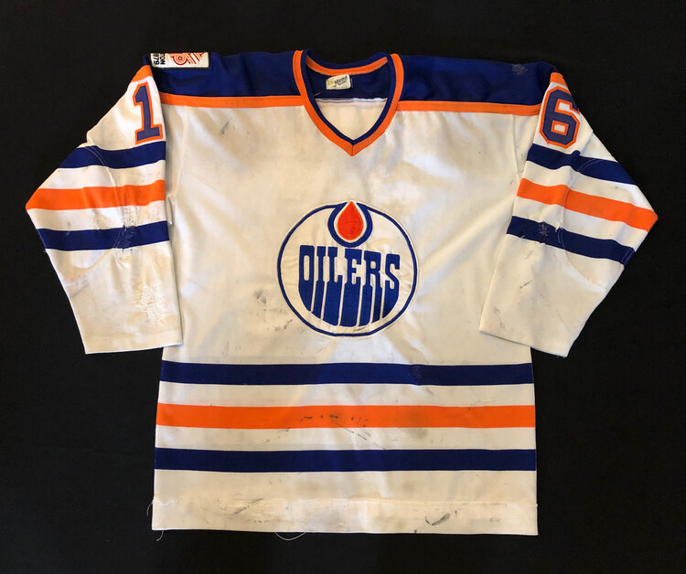Edmonton Oilers 1980-81 jersey artwork, This is a highly de…