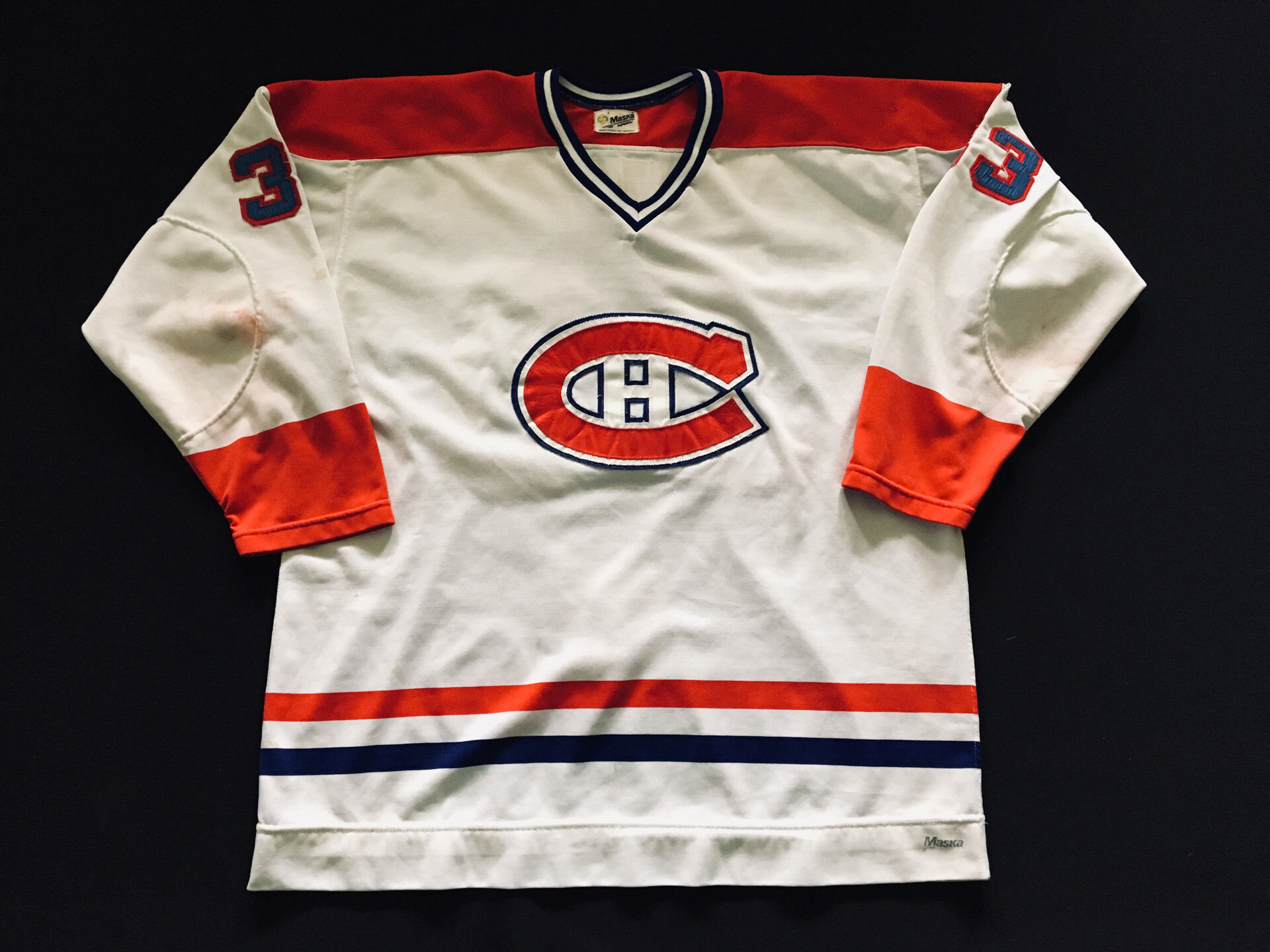 montreal canadiens game worn jersey