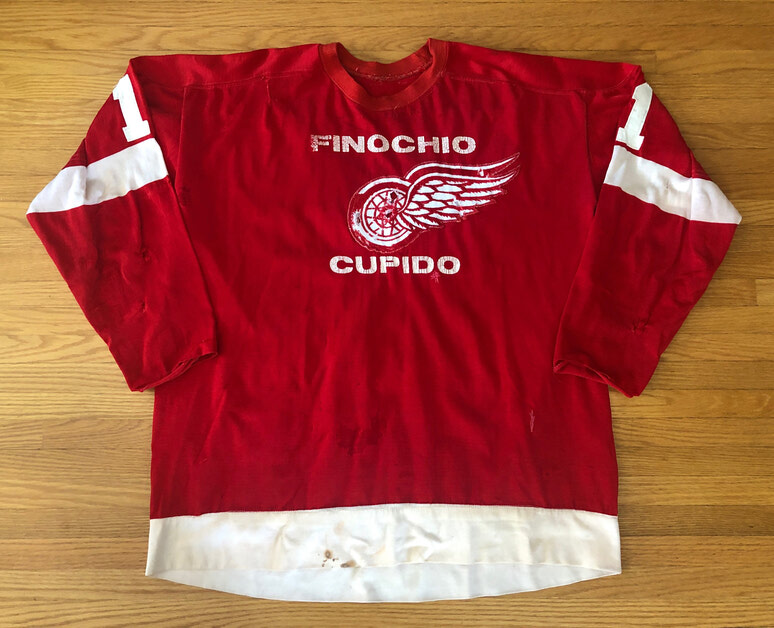 Vintage Detroit Red Wings 1960 Home Hockey Jerseys | YoungSpeeds