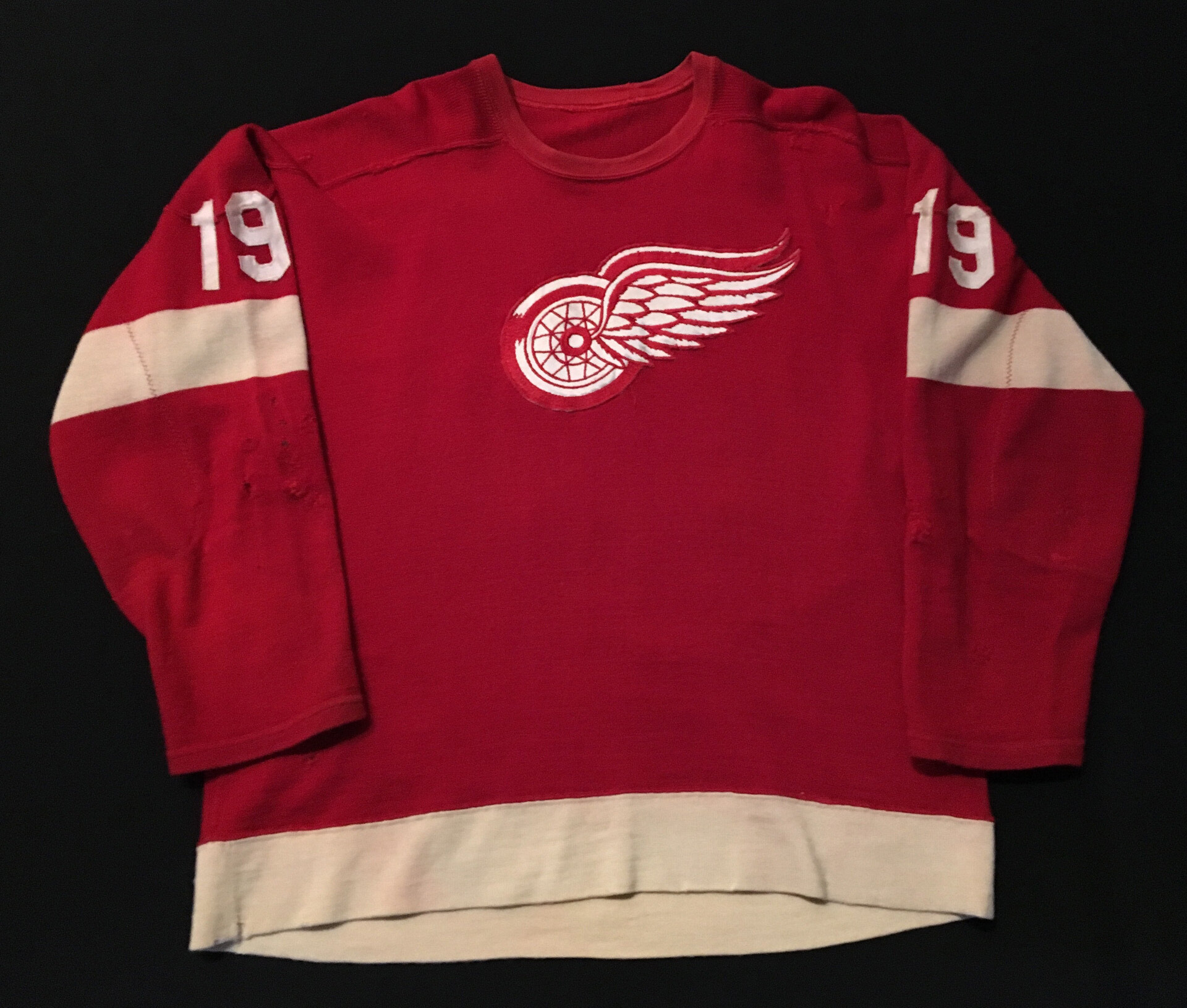 Detroit Red Wings Game Worn Jersey